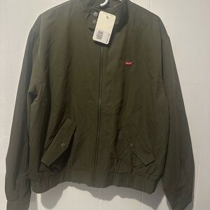 Levi's Men's Dark Green Military Jacket